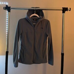 Blue North Face Zip-Up Hoodie